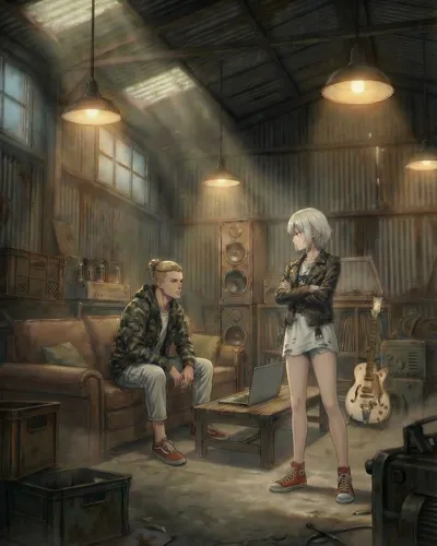 # 15 The Deadbolt Silence
The warehouse was dusty,